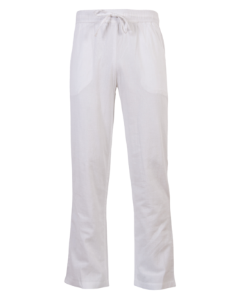 Steenholt Linett Dame Bukser   Hørmix Bright White Xs