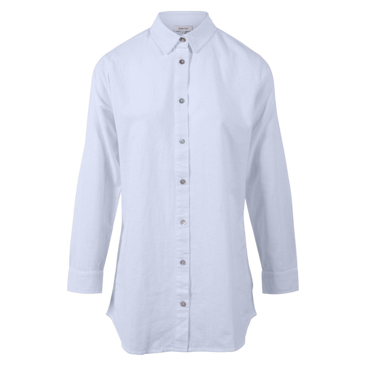 Steenholt Linett Dame Skjorte   Hørmix Heavenly Blue Xs