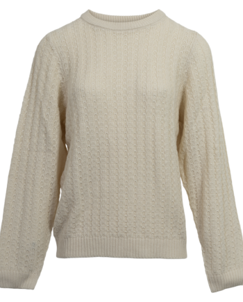 Steenholt Dame Striktrøje Whitecap Gray