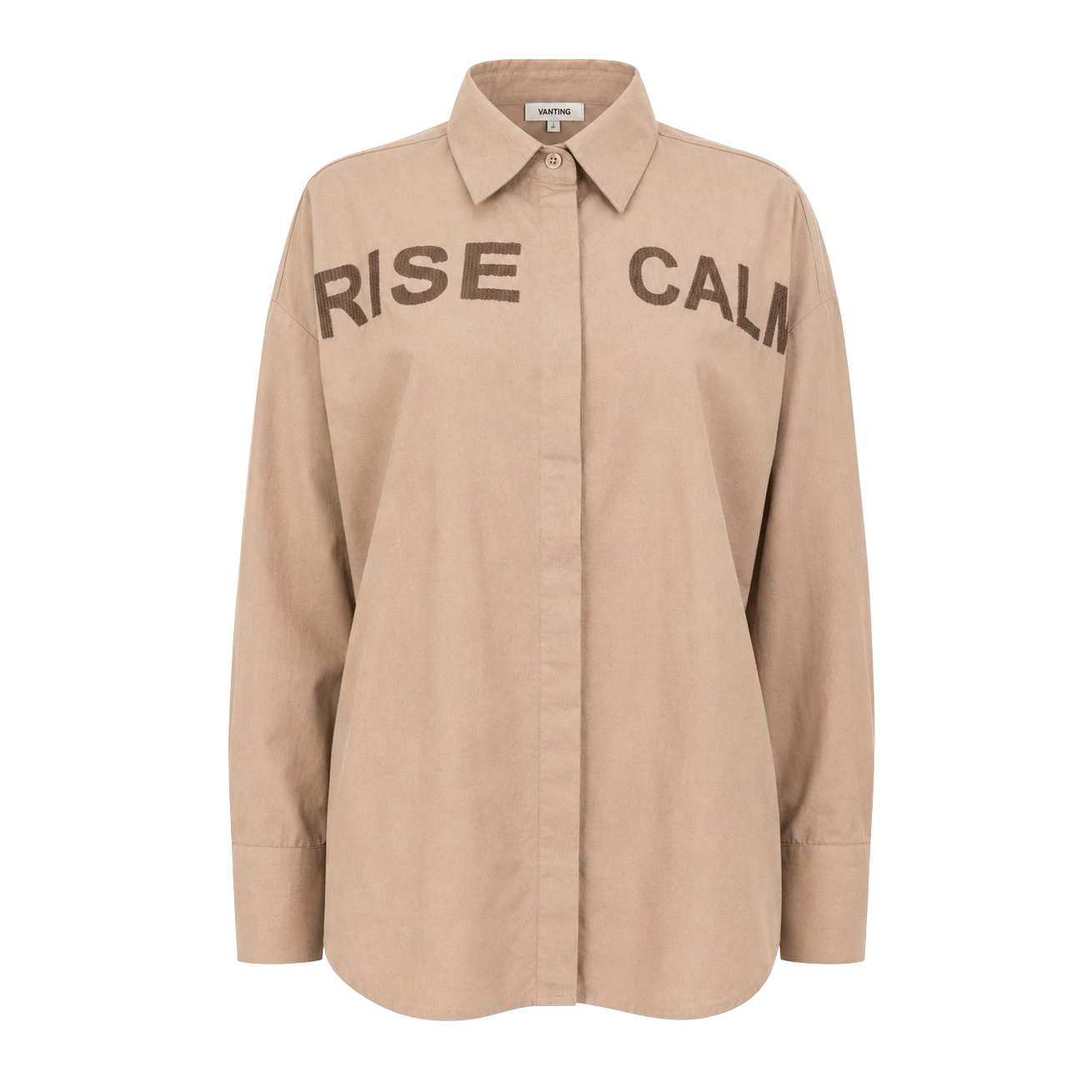 Vanting Dame Skjorte Camel Brown