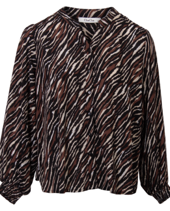 Zbyz Dame Bluse Plus Size Animal 54 56