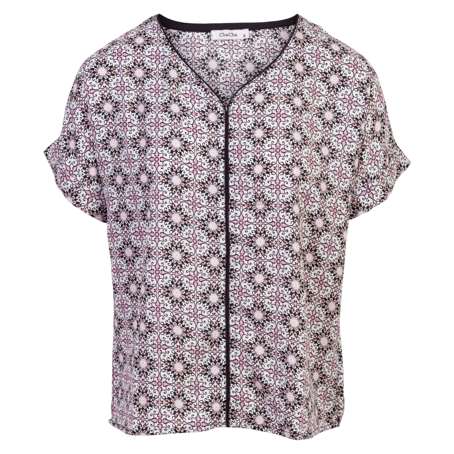 Zbyz Dame Kortærmet Bluse Plus Size  -123 50 52